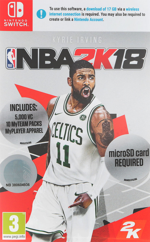 Игра NBA 2K18 (Nintendo Switch, Английская версия) #1