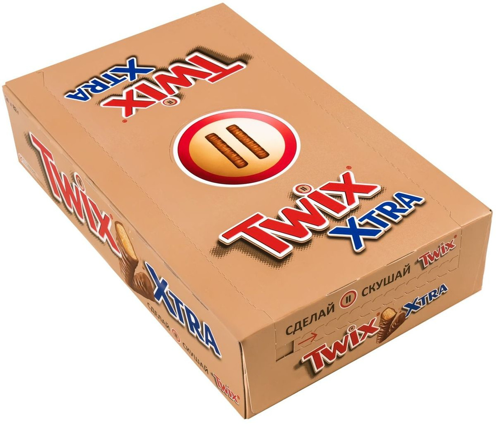 Шоколадный батончик Twix Xtra, 24 штуки по 82 г. #1