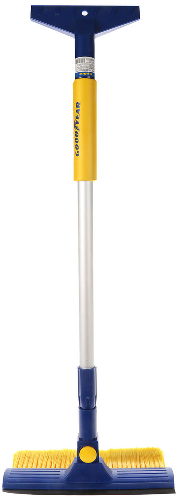Щетка для снега Goodyear "WB-08", с телескопической ручкой и поворотной головкой, длина 76-110 см  #1
