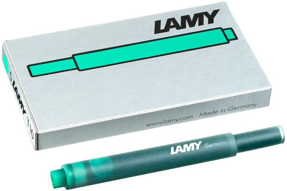 Картридж для перьевой ручки Lamy зеленый 5 шт #1