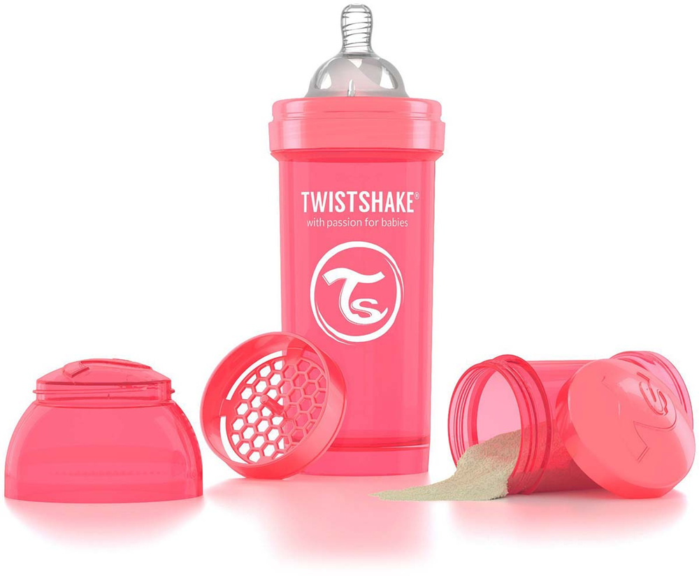 Twistshake Бутылочка антиколиковая с контейнером для сухой смеси и соской Dreamcatcher от 2 месяцев цвет #1