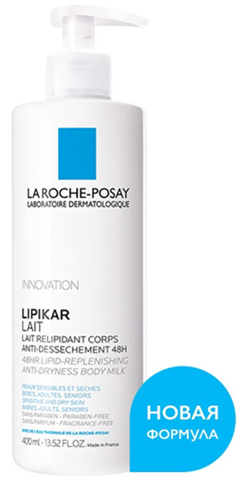 La Roche-Posay Lipikar Lait Молочко для сухой и очень сухой кожи младенцев, детей и взрослых, 400 мл #1