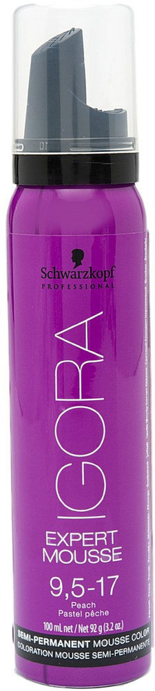 Schwarzkopf Professional Igora Expert Mousse Тонирующий мусс для волос 9,5-17 Светлый блондин сандрэ #1