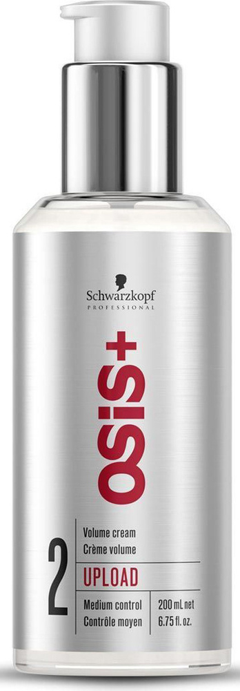 Schwarzkopf Professional OSiS+ Крем для придания объема волосам Upload 200 мл. Придает волосам натуральный #1