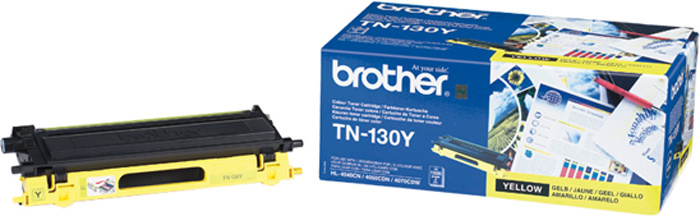 Картридж Brother TN-130Y тонер картридж Brother (TN130Y) 1500 стр, желтый  #1