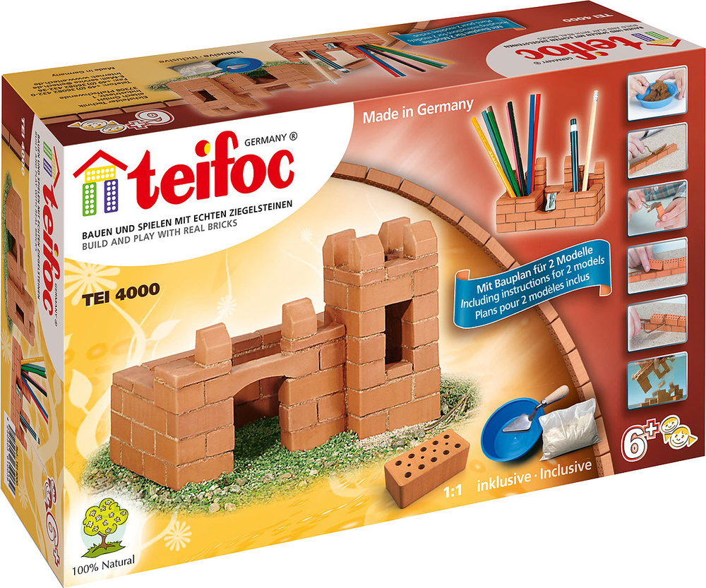 Teifoc Строительный набор Крепость-карандашница #1