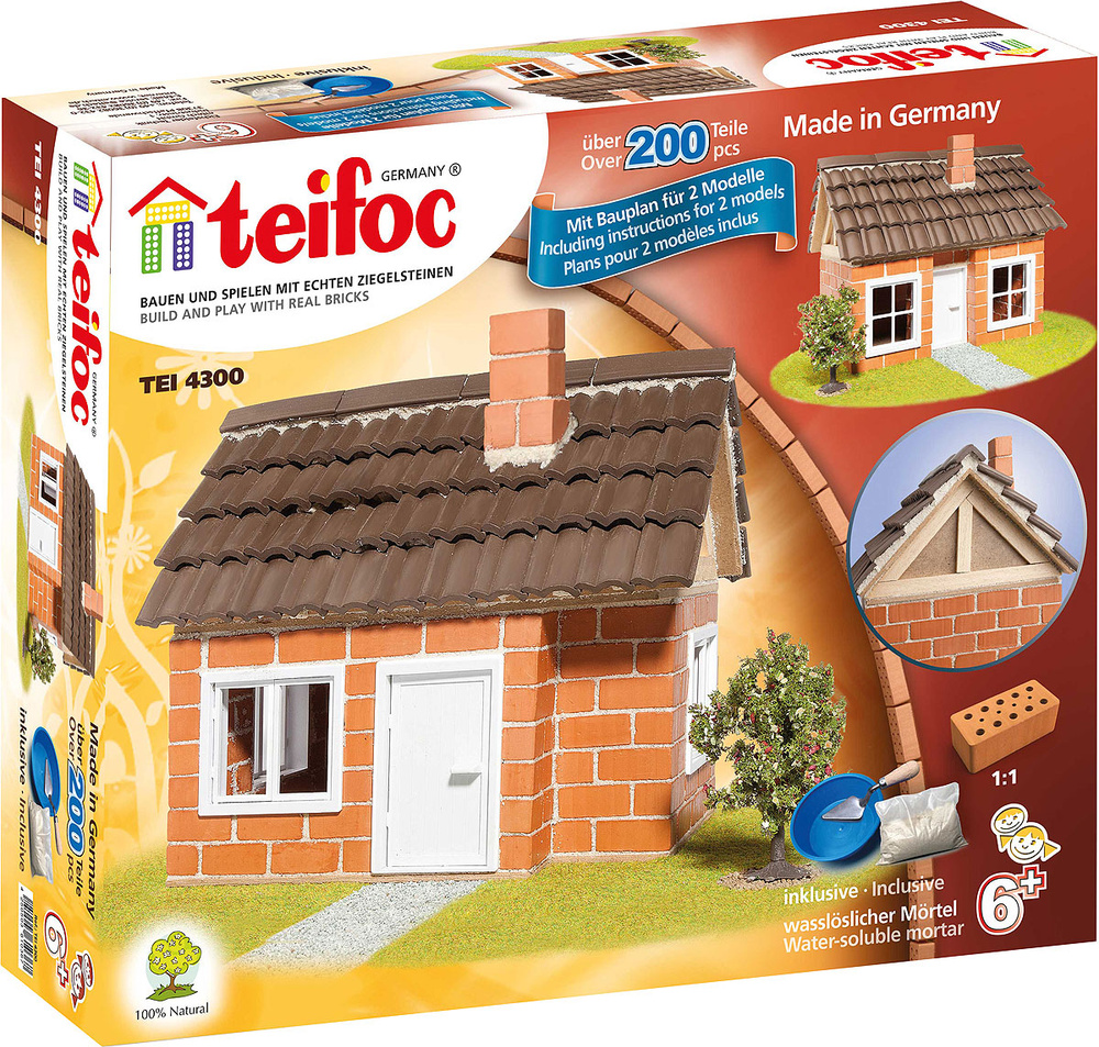 Teifoc Строительный набор Дом с каркасной крышей #1