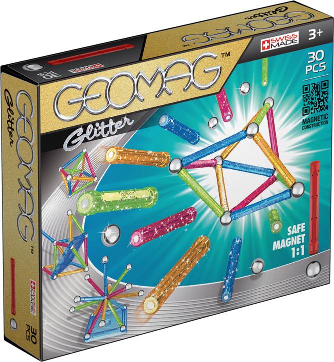 Конструктор магнитный Geomag, Конструктор Glitter 531 #1