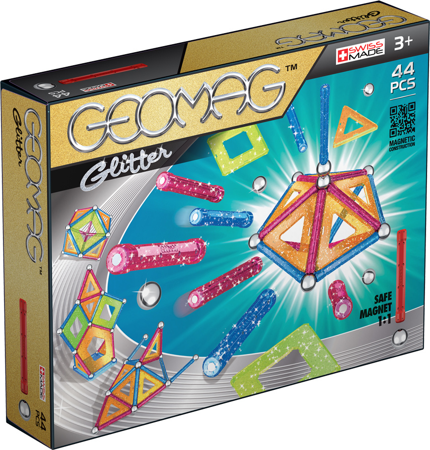 Geomag Конструктор магнитный Glitter 44 элемента #1