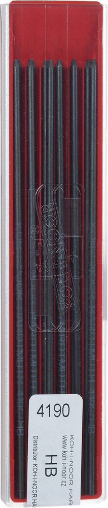 KOH-I-NOOR Грифель для карандаша 2 мм, твердость: HB (Твердо-мягкий), 12 шт.  #1