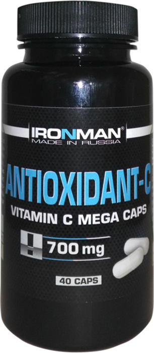 Витамин С для иммунитета 700мг Antioxidant C/ IRONMAN/ 40 капсул #1