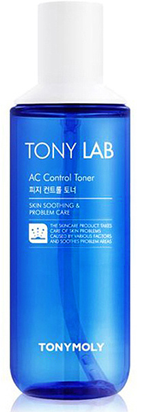 Tony Moly Тоник для ухода за кожей склонной к жирности и появлению акне "Tony Lab AC Control Toner", #1