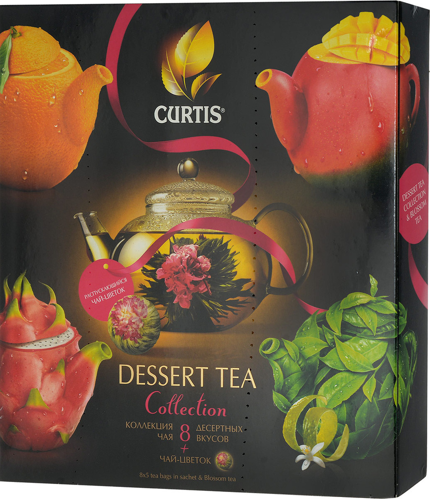 Curtis Dessert Blooming Tea Collection чай черный в пакетиках, 85,5 г #1