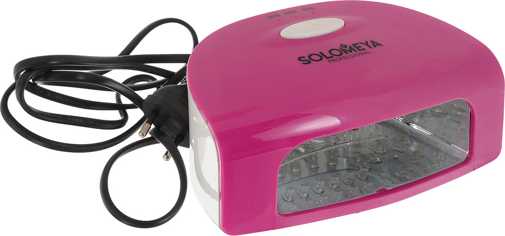 Solomeya Профессиональная LED-лампа 9W, цвет: розовый Уцененный товар  #1