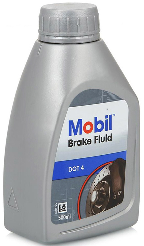 Тормозная жидкость Mobil Brake Fluid DOT4, 500 мл #1