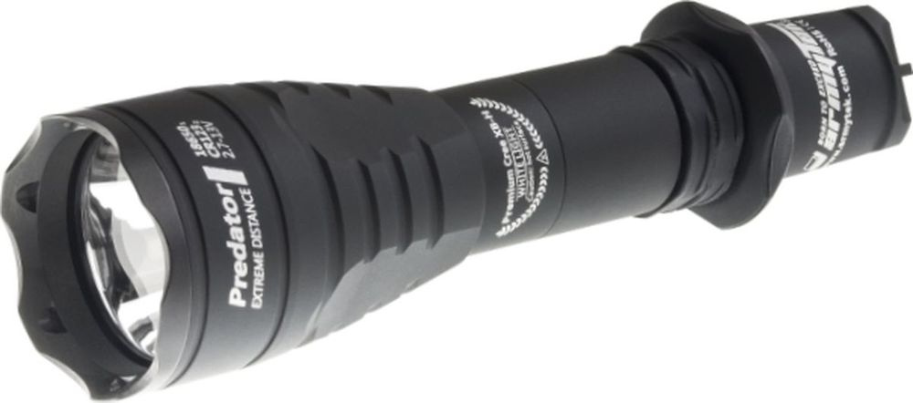 Мощный тактический аккумуляторный фонарь светодиодный Armytek Predator v3, 1200 лм, аккумулятор  #1