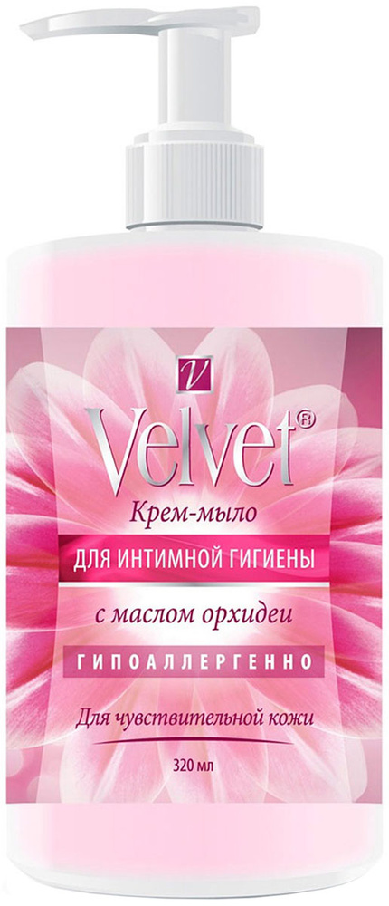 Velvet Крем-мыло для интимной гигиены с маслом орхидеи, 320 мл  #1
