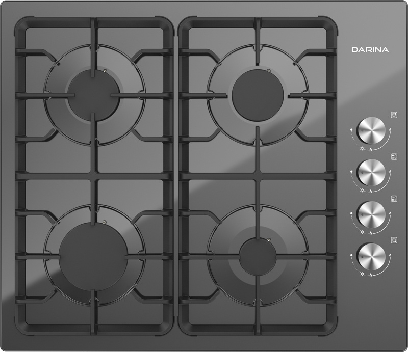 Газовая варочная поверхность Darina 1T1 BGC 341 12 B черный #1