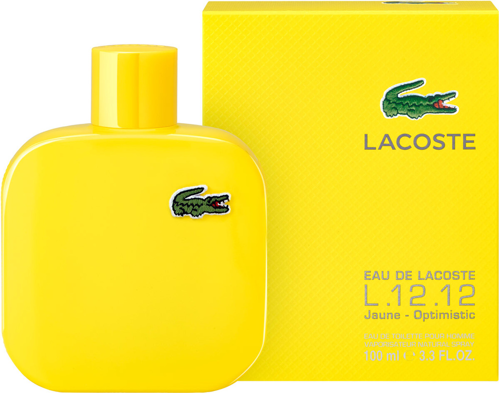 Lacoste L.12.12 Jaune Optimistic Туалетная вода мужская 100 мл #1