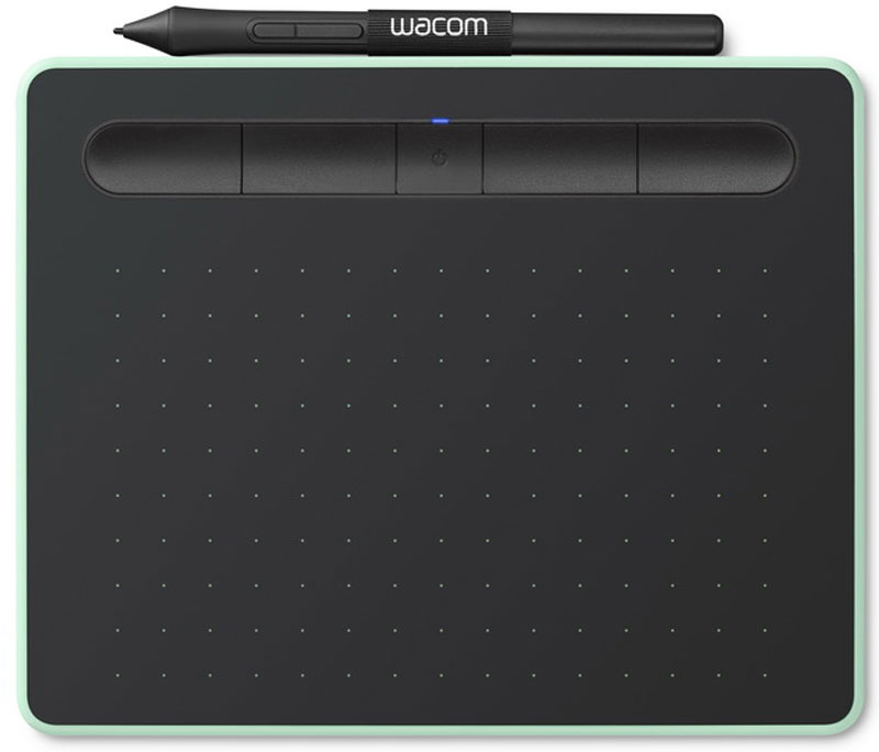Wacom Графический планшет Intuos S (CTL-4100WLE-N), формат A6, зеленый  #1