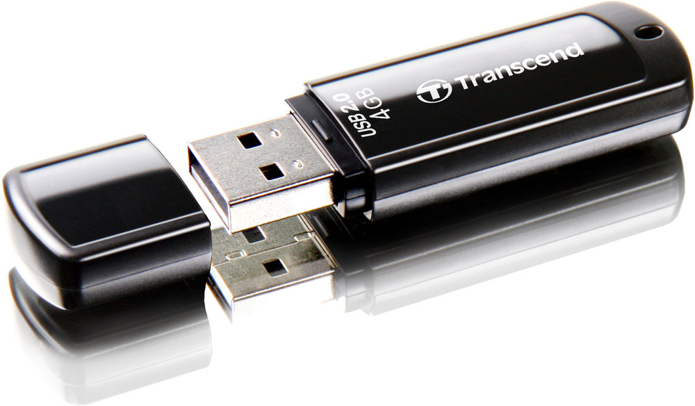 Флешка USB-флеш-накопитель Transcend 4GB JetFlash 350 (TS4GJF350) USB2.0 #1