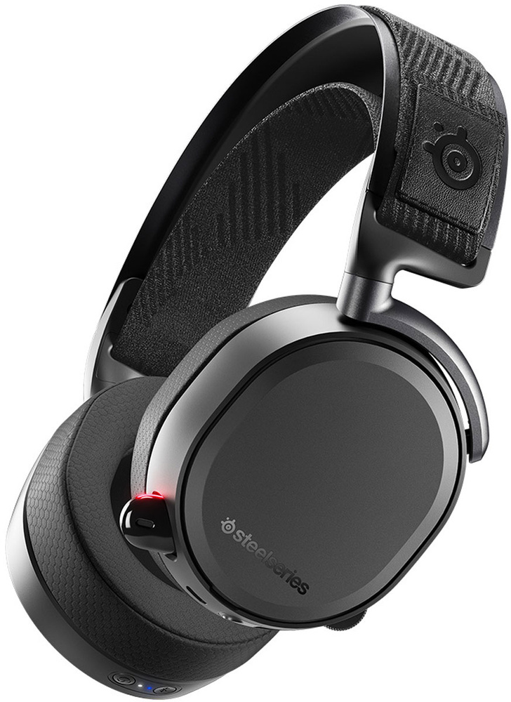 SteelSeries Наушники беспроводные с микрофоном Arctis Pro Wireless, Bluetooth, USB, черный  #1