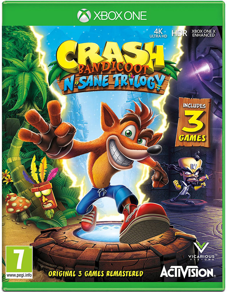 Игра Crash Bandicoot N'sane Trilogy (Xbox One, Xbox Series, Английская версия) #1