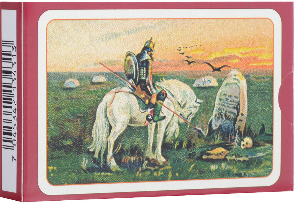 Карты игральные Piatnik "Славянские", цвет: красный, 55 карт #1