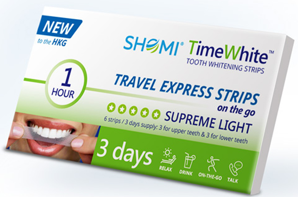 Shomi Supreme Light 3 Days Отбеливающие полоски ДЛЯ ЧУВСТВИТЕЛЬНЫХ ЗУБОВ 6 полосок  #1