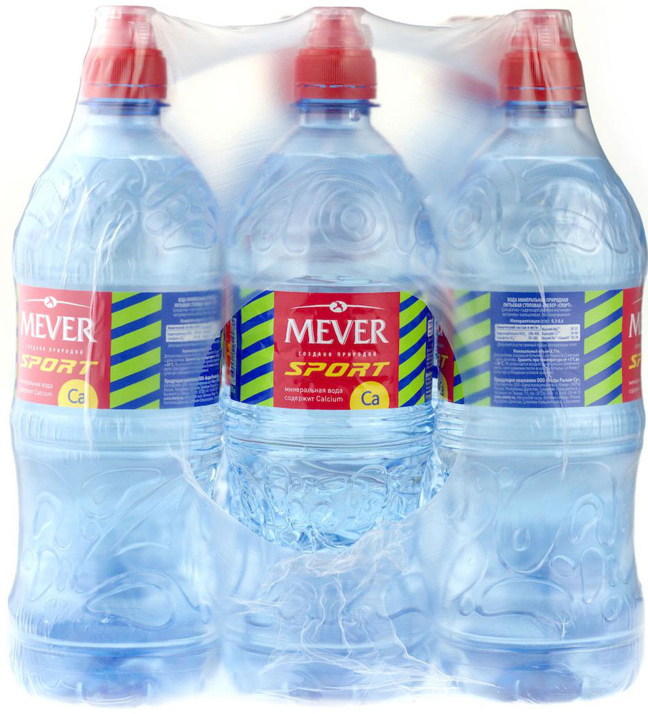 Вода негазированная Mever Sport природная минеральная, 12 шт х 0,75 л  #1