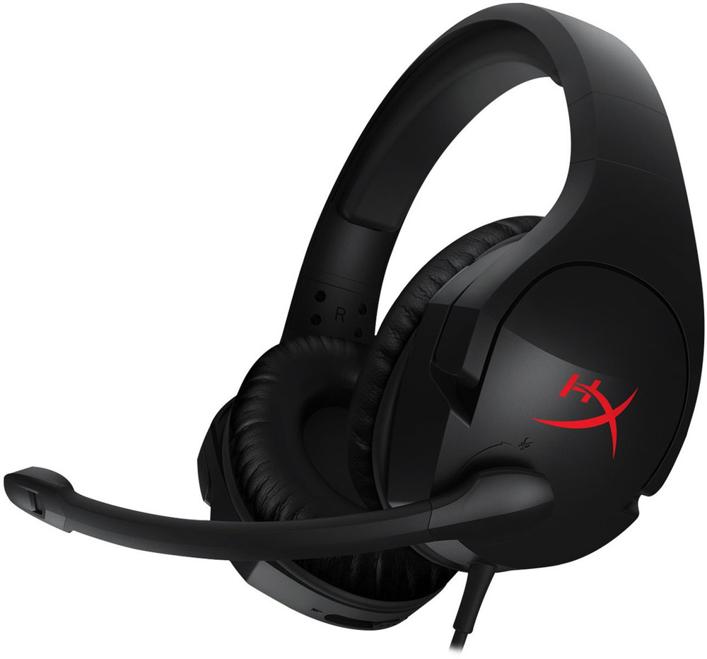 Игровые проводные наушники HyperX Cloud Stinger, 3.5 мм с микрофоном, черные  #1