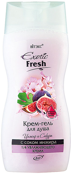 Витэкс Крем-Гель для душа "Exotic Fresh. Инжир и Сакура", 515 мл #1