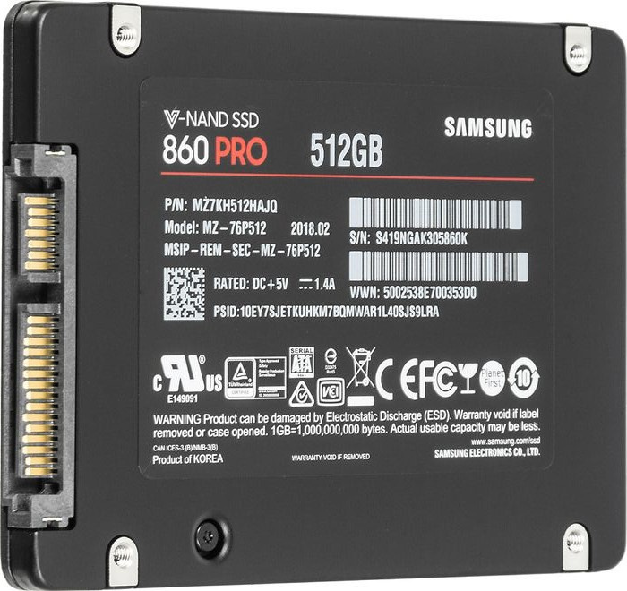 Samsung 512 ГБ Внутренний SSD-диск 860 Pro MZ-76P512BW (MZ-76P512BW) #1