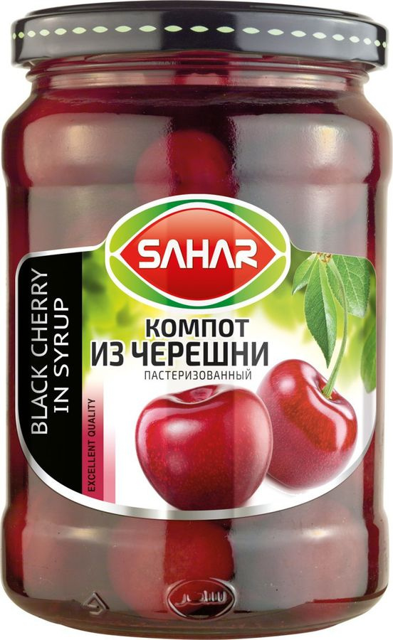 Компот из черешни "SAHAR" 660 г. #1