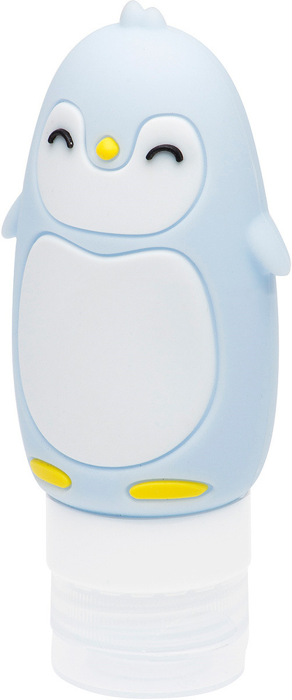 Дорожная баночка Dewal Beauty "Пингвин", цвет голубой, 90 мл (DFZ-11)  #1