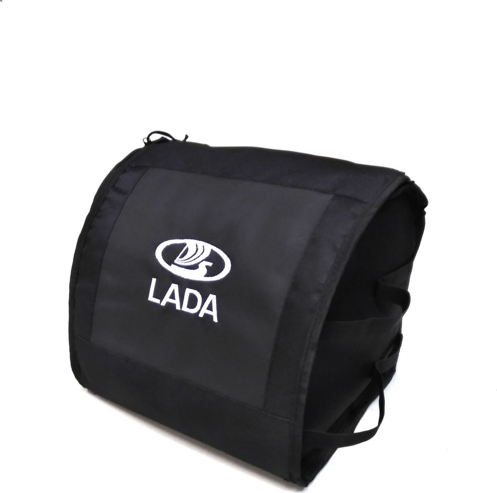 Органайзер в багажник Auto Premium Lada, 77331, черный, 30 х 25 х 25 см #1