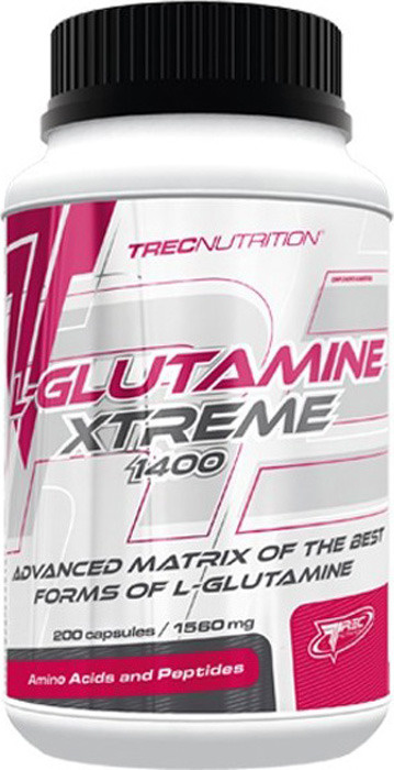 Глютамин Trec Nutrition L-Glutamine Extreme, 200 капсул #1