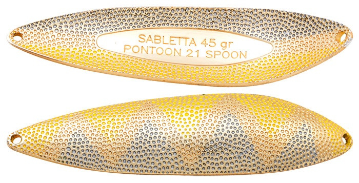 Блесна Pontoon21 колеблющаяся SABLETTA, 87мм, 34.0 гр., #G82-208 #1