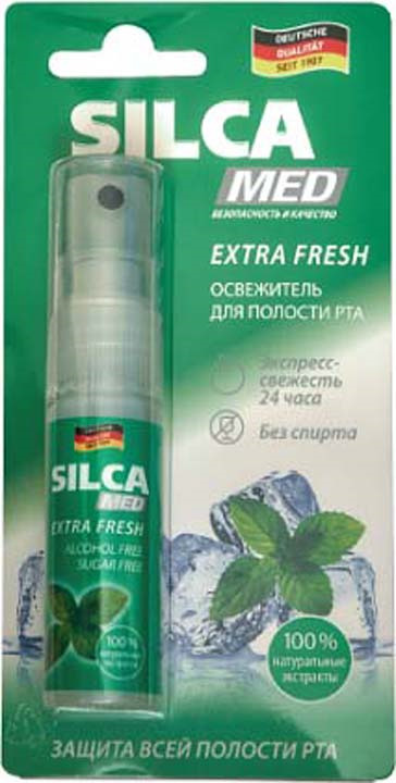 Ополаскиватель для полости рта Silcamed Extra Fresh, 15 мл #1