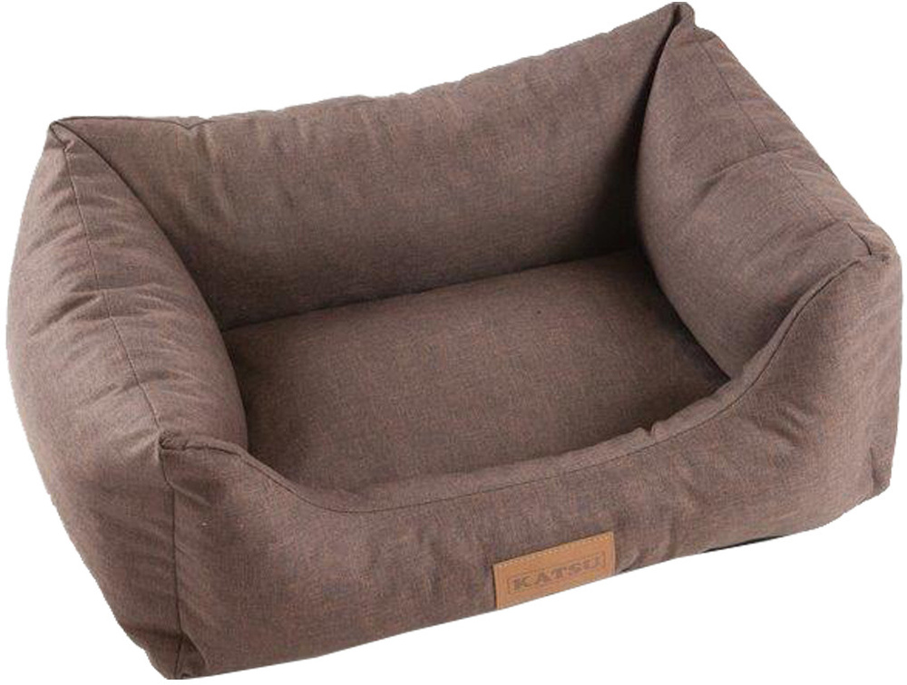 Katsu Sofa Len / Лежак Катсу для животных Коричневый M 80х60х25 см  #1