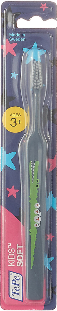 Зубная щетка TePe Kids Soft мягкая, длина 17.5 см #1