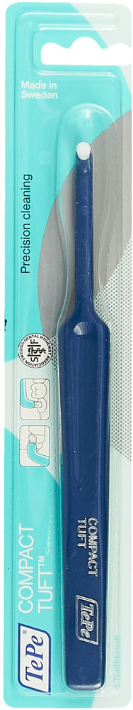 Зубная щетка TePe Compact Tuft, УТ-00000235, синий #1