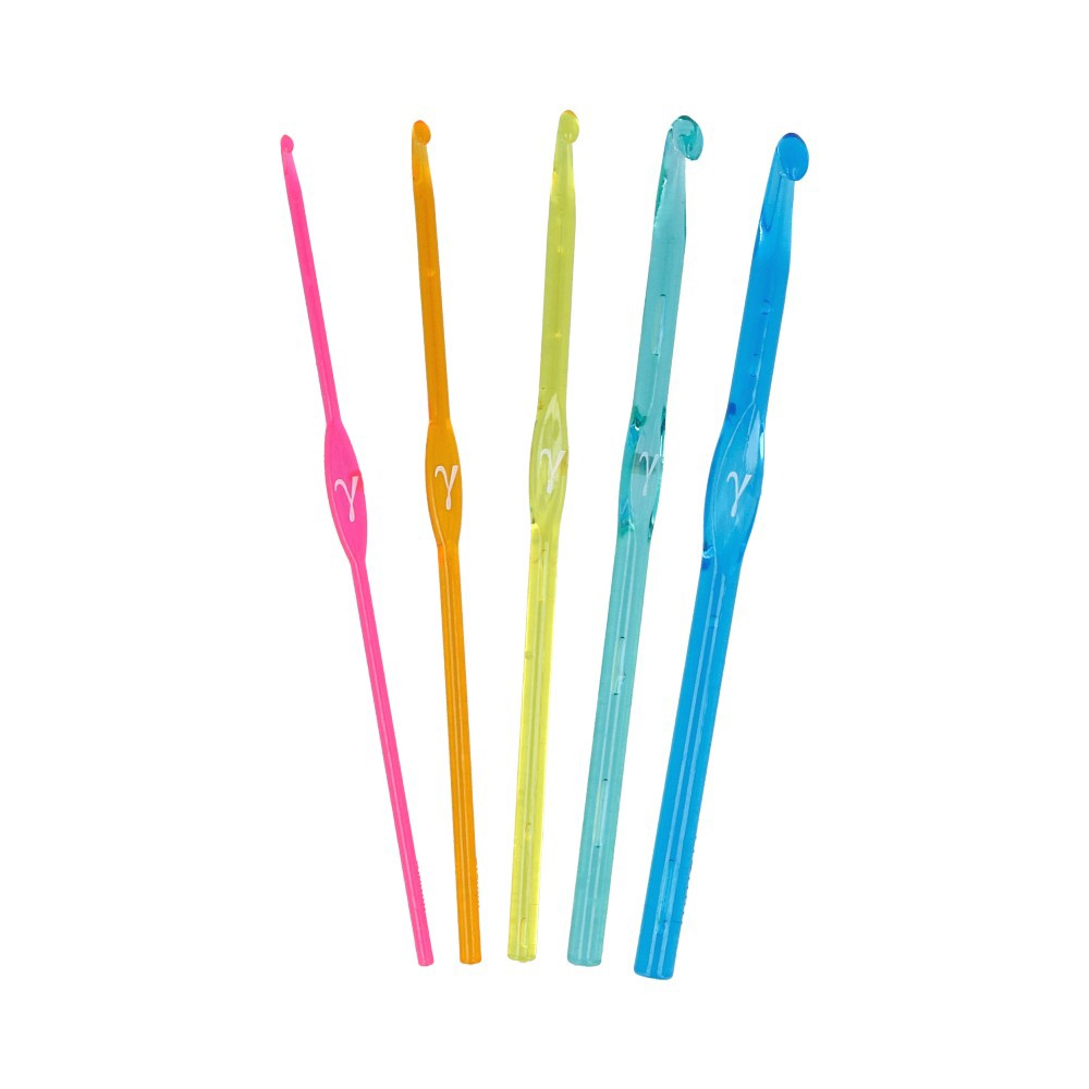 Набор цветных крючков для вязания vSV-01, 5 штук #1