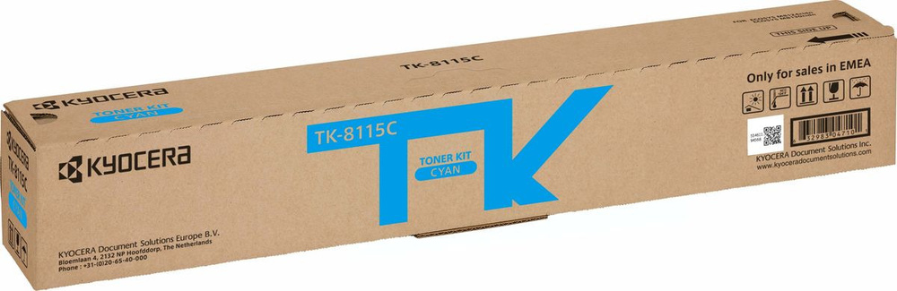 Картридж Kyocera TK-8115C, голубой, для лазерного принтера #1