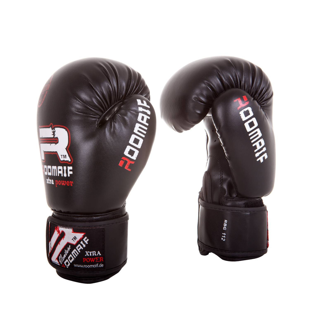 Боксерские перчатки Roomaif RBG-112 Dx Black 10 oz (унций) #1