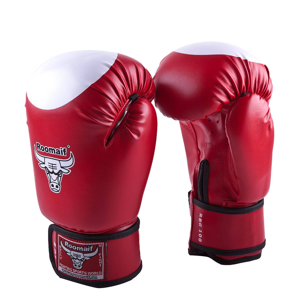 Боксерские перчатки Roomaif RBG-100 Dx Red (8 oz) #1