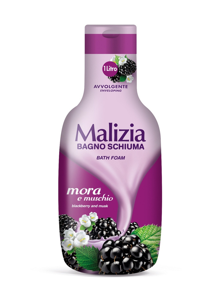 Malizia Musk Blackberry Пена для ванны, 1000 мл #1