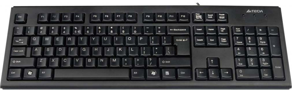 Клавиатура A4 KR-83 черный USB #1