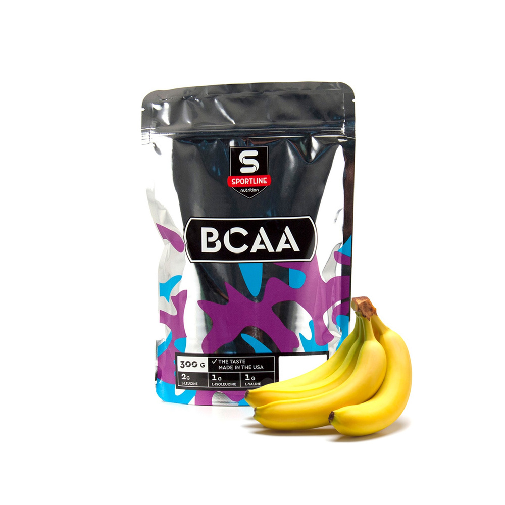 BCAA 2:1:1 Sportline Nutrition Банан 300 гр #1