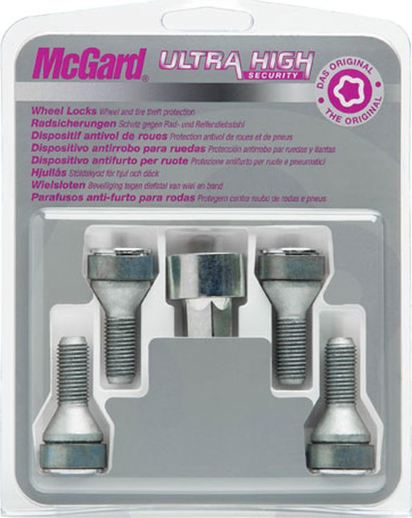 Болты-секретки McGard 27000SL M14x1.5 L31mm S19mm, один ключ, вращающееся кольцо  #1